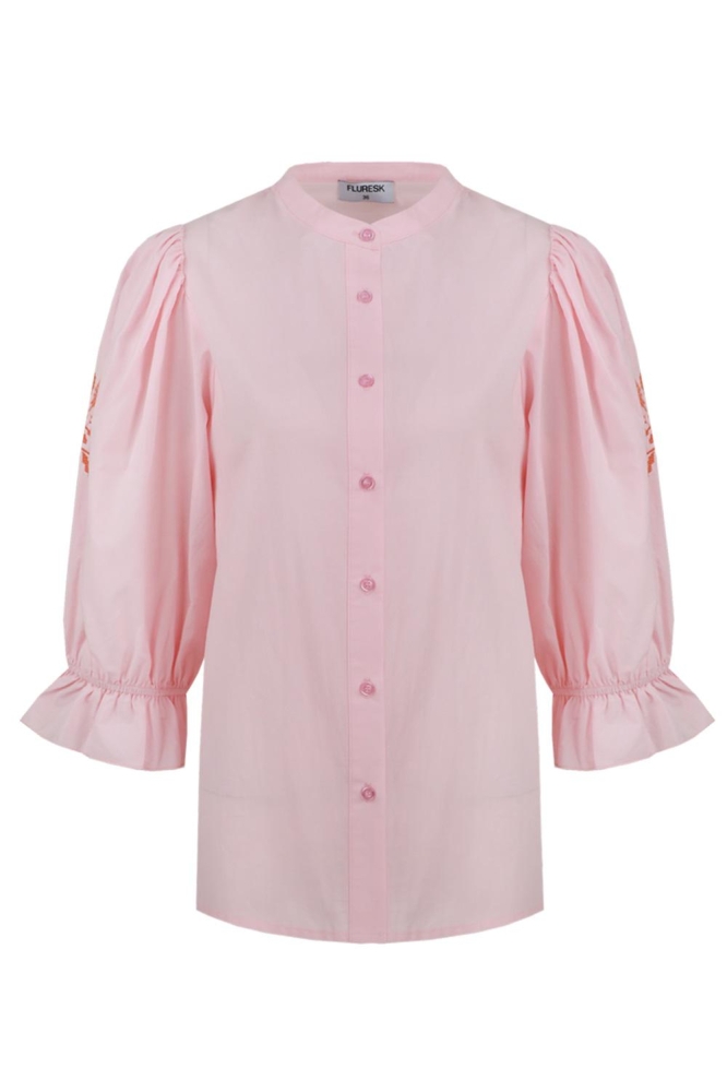 MARLOWE BLOUSE 25ZFQF10 PIGGY PINK/PUMPKIN